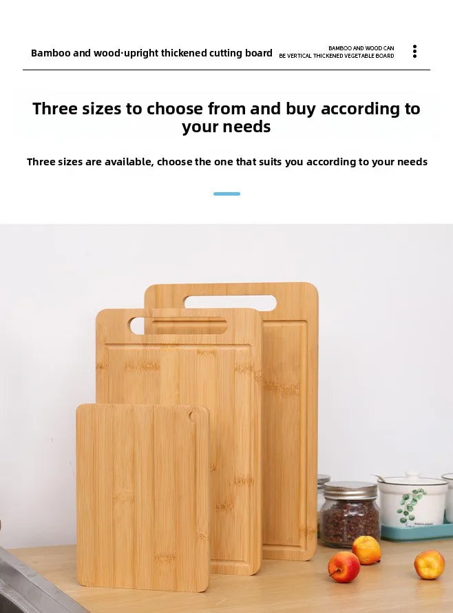 Double-Sided Moso Bamboo Cutting Board